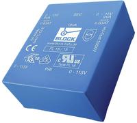 BLOCK FL 8/18 Transformateur pour circuits imprimés 2 x 115 V 2 x 18 V/AC 8 VA 222 mA