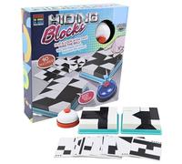 Block Games - 26x26x5.5cm Puzzle Set, Wooden Brain Teaser, Logic Jigsaw with Storage Tray | Educational Tabletop Activity for Classroom Preschool Kindergarten Boys Girls Gift