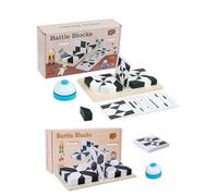 Block Puzzle - Wooden Learning Puzzle Kit, Educational Brain Game Set, Pattern Logic Challenge Blocks, Spatial Reasoning Training Toy for Home Travel School Party Classroom Kids Teens Homeschooling