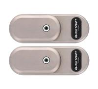 BLOCK SHAFT Gatelock Double - Lot de 2 Serrures Antivols Haute Sécurité pour Véhicules Utilitaires, Verrouillage Automatique, Alliage Spécial Inoxydable