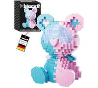 block!t Future Bear Mini blocs de construction 3D avec double LED | Votre symbole d'espoir et de nouvelles voies | Cadeau significatif pour adultes et adolescents