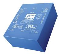 BLOCK FL 6/6 Transformateur pour circuits imprimés 2 x 115 V 2 x 6 V/AC 6 VA 500 mA
