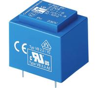 BLOCK VB 3,2/2/9 Transformateur pour circuits imprimés 1 x 230 V 2 x 9 V/AC 3.2 VA 177 mA