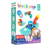 Blockaroo Blocs de Construction magnétiques Jeu éducatif pour Enfants Ensemble de Jouets Aquatiques éducatifs pour Construction créative Remorqueur Bateau Boîte avec 10 Blocs de Construction