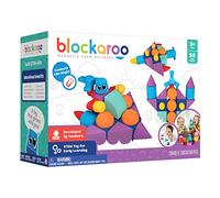 Blockaroo Blocs de Construction magnétiques, Jeu éducatif pour Les Enfants, Jeu Aquatique éducatif pour des constructions créatives, idéal pour la Baignoire, boîte de Construction avec 50 Blocs