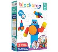 Blockaroo Blocs de Construction magnétiques, Jeu éducatif pour Les Enfants, Jeu Aquatique éducatif pour des constructions créatives, idéal pour la Baignoire, boîte de Robot avec 10 Blocs