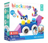 Blockaroo Set de cubes en mousse avec aimant, automobiles 13 pièces