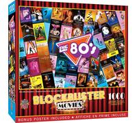 Blockbuster Films - The 80s 1000 PC Puzzle 680mm x 490mm + Er