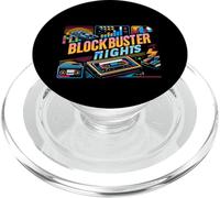 Blockbuster Nights 90s Movie Classics Nostalgic Fun - PopSockets PopGrip pour MagSafe