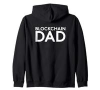 Blockchain Dad Bitcoin Blockchain Crypto-Monnaie Papa Cadeaux Sweat à Capuche