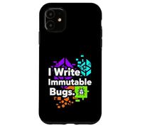 Blockchain Developer Funny I Write Immutable Bugs Coque pour iPhone 11
