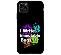 Blockchain Developer Funny I Write Immutable Bugs Coque pour iPhone 11 Pro Max