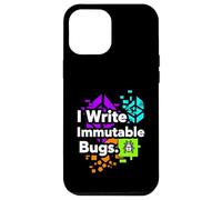 Blockchain Developer Funny I Write Immutable Bugs Coque pour iPhone 12 Pro Max