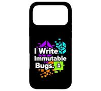 Blockchain Developer Funny I Write Immutable Bugs Coque pour iPhone 17 Pro Max