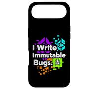 Blockchain Developer Funny I Write Immutable Bugs Coque pour iPhone Air