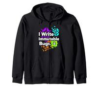 Blockchain Developer Funny I Write Immutable Bugs Sweat à Capuche