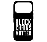 Blockchains Matter Chaîne de Blocs de Crypto-Monnaie décentralisée Coque pour iPhone 17 Pro