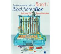 Blockflötenbox Band 1 mit 2 CDs - Sopranblockflötenlehrgang für Kinder von Daniel Hellbach - Überarbeitete und verbesserte Neuauflage - mit herzförmiger Notenklammer
