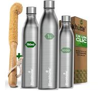 Blockhütte Gourde 750 ml pour le Sport en Acier Inox I 750ml I Bouteille Isotherme pour le Sport et Fitness - Gourde inox Sans BPA - Water Bottle Étanche - Bouteille Sport, Randonnée, Gym
