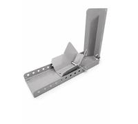 BLOCK'MOTO Gris - Bloque Roue Moto en Acier - Étrier Réglable 8 à 24 Pouces - Support Avant Moto Universel - Stand Moto pour Stationnement et Maintien Vertical Sécurisé