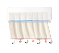 Blocks Direct Cold Wind: This air conditioner deflector drape uses gentle surrounding airflow design to completely eliminate direct cold wind that may trigger physical discomfort, prevents kids catc