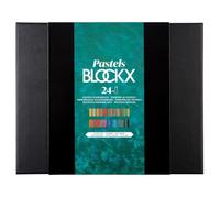 BLOCKX - 12924DBXC - Coffret Pastel sec de 24 couleurs - Foncés - Classic