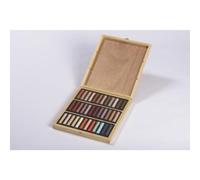 Blockx 12936PTIBXC - Coffret Bois 36 Pastels - Portrait Tiziana Ceschin