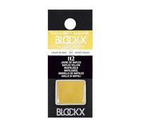 BLOCKX - 41112BXC - Semi-transparent - Aquarelle Extra-fine - Jaune de Naples - PW4 + PY35 + PY42-1/2 godets