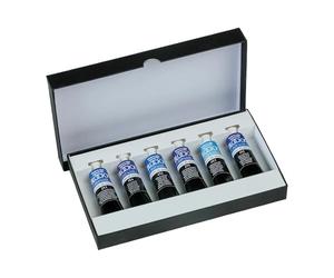 BLOCKX 44905BXC Coffret Aquarelle Extra-fine - Assorti Bleu - 6 Tubes 15ml