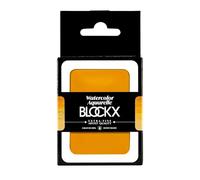 Blockx Aquarelle géante Ocre jaune dans une véritable poêle en céramique rechargeable