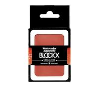 Blockx Aquarelle géante rouge clair en véritable poêle rechargeable en céramique