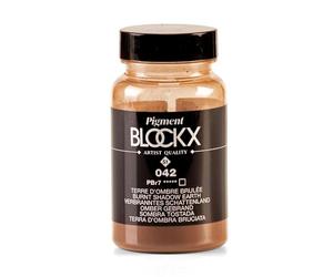BLOCKX - 51042BXC - Pigment poudre - Terre d'Ombre brulée - PBr7 - Pot