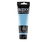 Blockx 60225BXC Acrylique Fine transparentee et Satinée -Fluo - Bleu Pigment fluorescent - 120ml