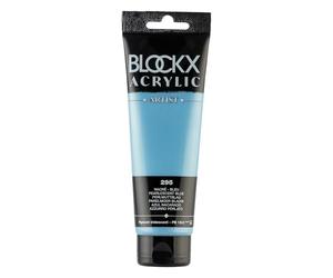 Blockx 60295BXC Acrylique Fine Semi-opaque et Satinée - Nacré - Bleu Pigment iridescent/PB 15:3 - 120ml