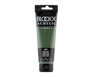 Blockx 60632BXC Acrylique Fine Opaque et Satinée - Terre Verte PG 7/PY 42/PBI 7 - 120ml