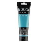 Blockx 60695BXC Acrylique Fine Semi-opaque et Satinée -Nacré - Turquoise PG 7/PB 15:3 - 120ml