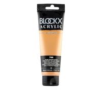Blockx 60765BXC Acrylique Fine Semi-opaque et Satinée - Jaune-orange nacré Pigment iridescent/PY 83 - 120ml