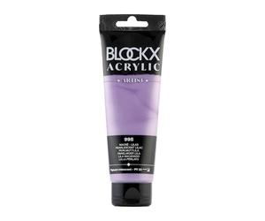 Blockx 60995BXC Acrylique Fine Semi-opaque et Satinée - Nacré - Lilas Pigment iridescent/PV 23 - 120ml