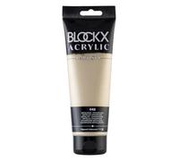 Blockx 61042BXC Acrylique Fine Semi-opaque et Satinée - Métallique - Champagne Pigment iridescent - 250ml