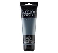 Blockx 61167BXC Acrylique Fine Semi-opaque et Satinée - Métallique - Acier Pigment iridescent/PB 15:3 - 250ml
