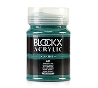 Blockx 65650BXC - Acrylique Fine Semi-transparente et Satinée - Vert BLOCKX PG 7 - Pot 500ml