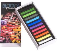 Blockx Case Assorted Pastels Coffret de pastels secs Dark 12 pcs