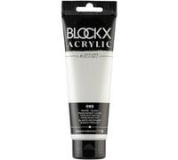 Blockx 60085BXC Acrylique Fine Semi-transparentee et Satinée - Nacré - Blanc Pigment iridescent - 120ml