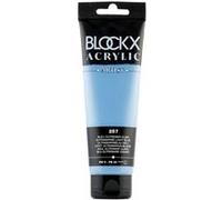 Blockx 60257BXC Acrylique Fine Opaque et Satinée - Bleu outremer clair PW 6/PB 29 - 120ml