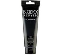 Blockx 60101BXC Acrylique Fine Opaque et Satinée - Noir de Mars PBI 11 - 120ml