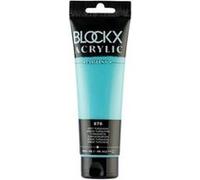 Blockx 60676BXC Acrylique Fine Opaque et Satinée- Vert turquoise PW 6/PG 7/PB 15:3 - 120ml