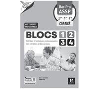 Blocs 1, 2, 3, 4 Nutrition Et Techniques Professionnelles Des Entretiens Et Services Bac Pro Assp 2de 1re Tle - Corrigé