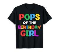 Blocs à Briques Pops of The Birthday Girl Master Builder T-Shirt