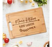Blocs à découper de cuisine gravés sur mesure - Planches à découper personnalisées pour femme, parfaites pour maman, grand-mère, épouse, fille, belle-mère pour anniversaire de mariage, anniversaire