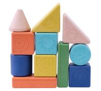 Blocs à empiler et hochet (11 pièces)